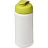 Bidon Baseline® Plus o pojemności 500 ml z wieczkiem zaciskowym P069330C biały / limonka