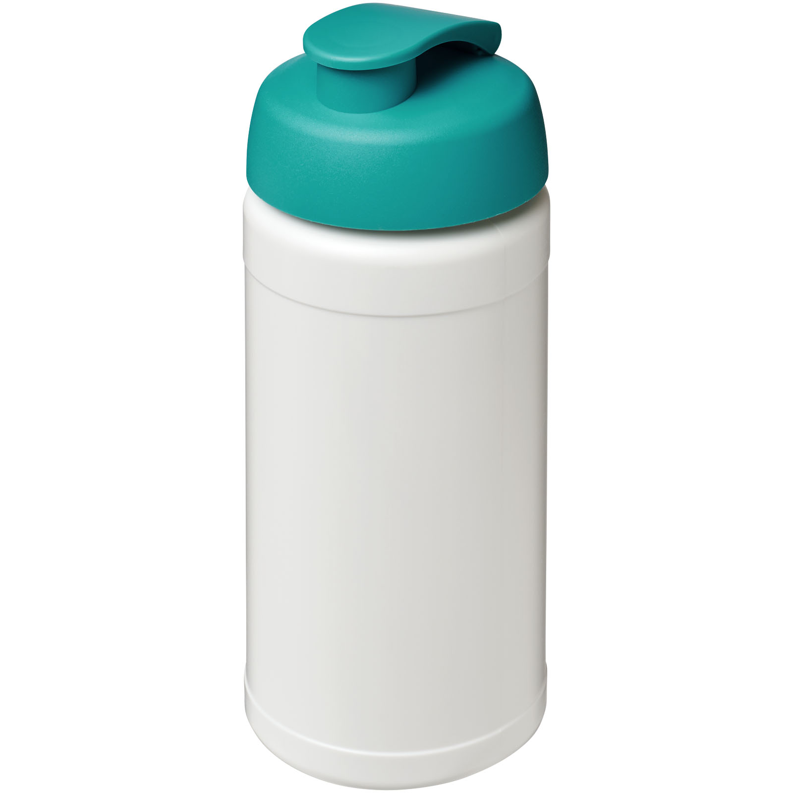 Bidon Baseline® Plus o pojemności 500 ml z wieczkiem zaciskowym P069330C biały / morski