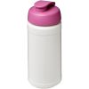Bidon Baseline® Plus o pojemności 500 ml z wieczkiem zaciskowym P069330C biały / różowy