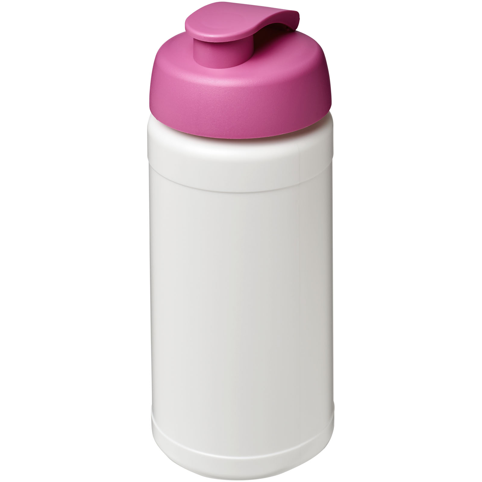 Bidon Baseline® Plus o pojemności 500 ml z wieczkiem zaciskowym P069330C biały / różowy
