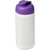 Bidon Baseline® Plus o pojemności 500 ml z wieczkiem zaciskowym P069330C biały / fioletowy