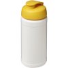 Bidon Baseline® Plus o pojemności 500 ml z wieczkiem zaciskowym P069330C biały / żółty