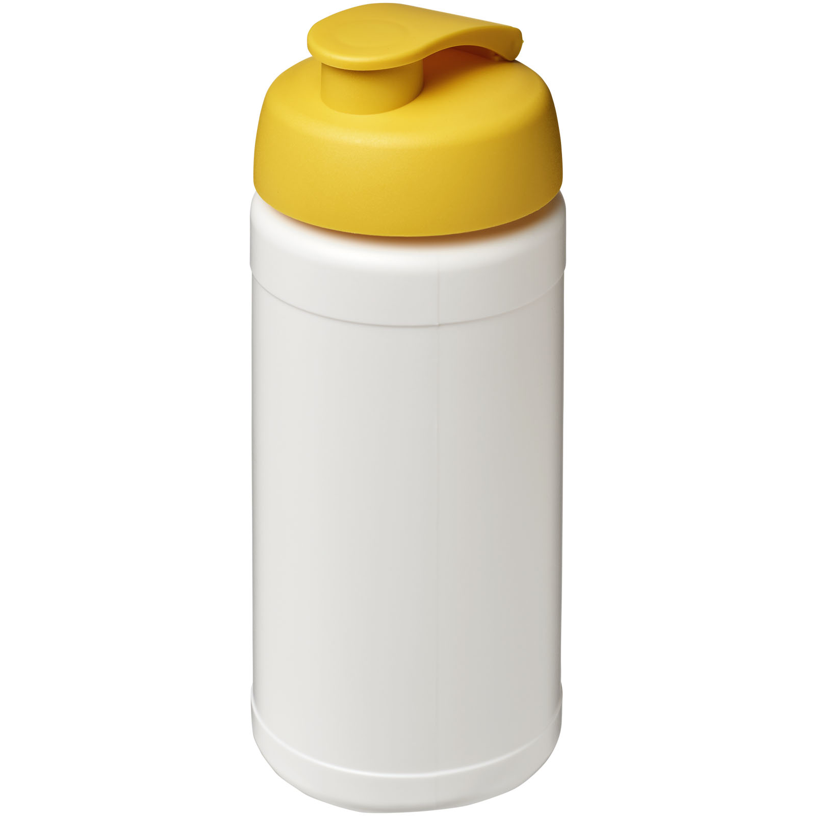 Bidon Baseline® Plus o pojemności 500 ml z wieczkiem zaciskowym P069330C biały / żółty