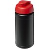 Bidon Baseline® Plus o pojemności 500 ml z wieczkiem zaciskowym P069330C czarny / czerwony