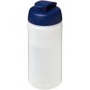Bidon Baseline® Plus o pojemności 500 ml z wieczkiem zaciskowym P069330C przezroczysty / niebieski