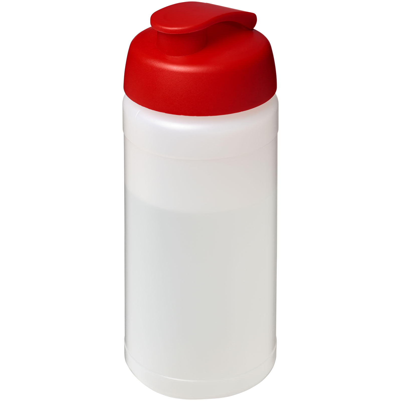 Bidon Baseline® Plus o pojemności 500 ml z wieczkiem zaciskowym P069330C przezroczysty / czerwony