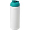 Bidon Baseline® Plus o pojemności 750 ml z wieczkiem zaciskowym P069354C biały / morski