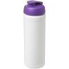 Bidon Baseline® Plus o pojemności 750 ml z wieczkiem zaciskowym P069354C biały / fioletowy