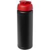 Bidon Baseline® Plus o pojemności 750 ml z wieczkiem zaciskowym P069354C czarny / czerwony