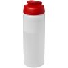 Bidon Baseline® Plus o pojemności 750 ml z wieczkiem zaciskowym P069354C przezroczysty / czerwony