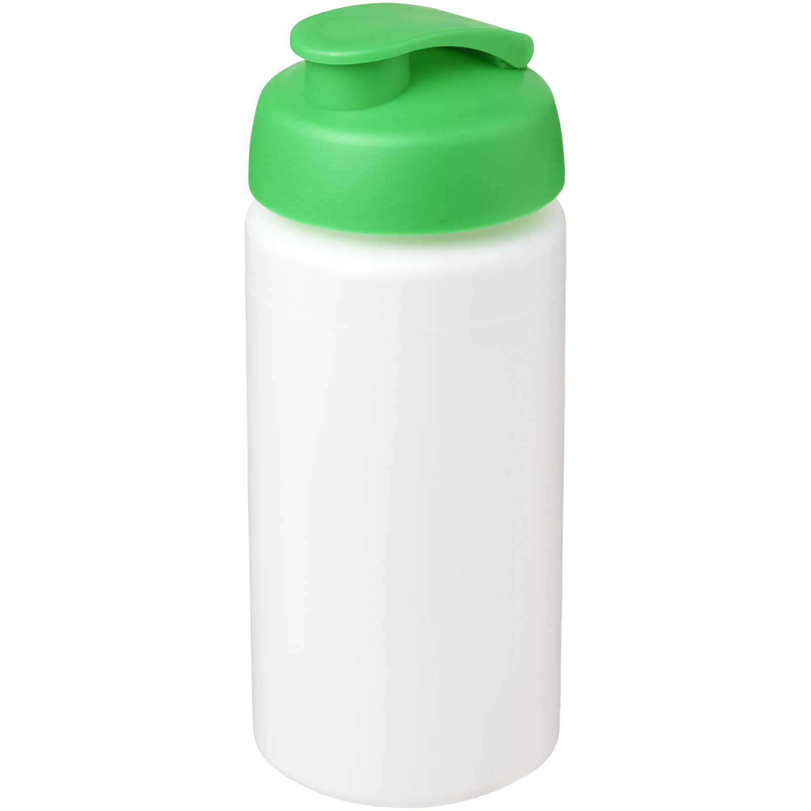 Bidon Baseline® Plus o pojemności 500 ml z wieczkiem zaciskowym i uchwytem P069375C biały / zielony