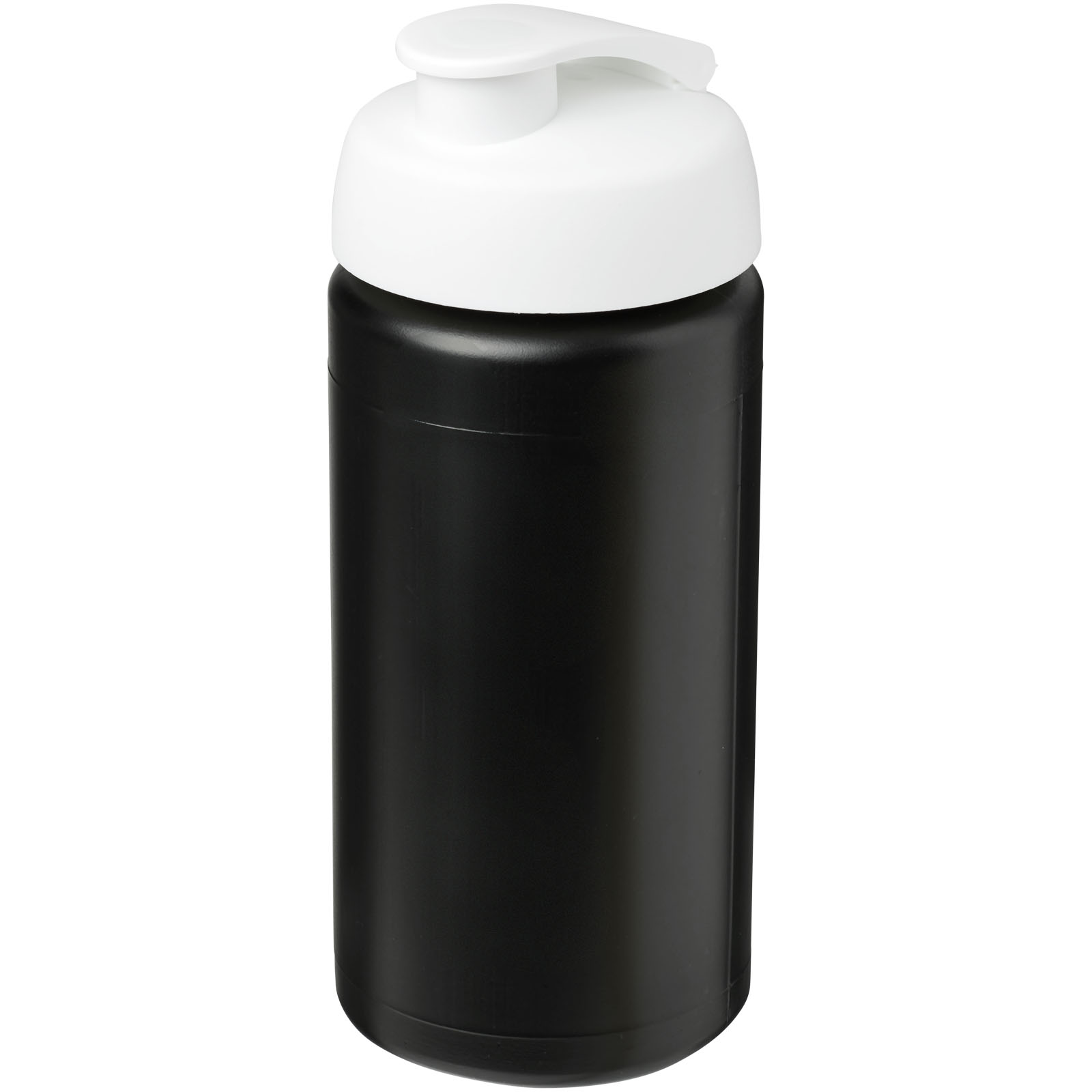 Bidon Baseline® Plus o pojemności 500 ml z wieczkiem zaciskowym i uchwytem P069375C czarny / biały