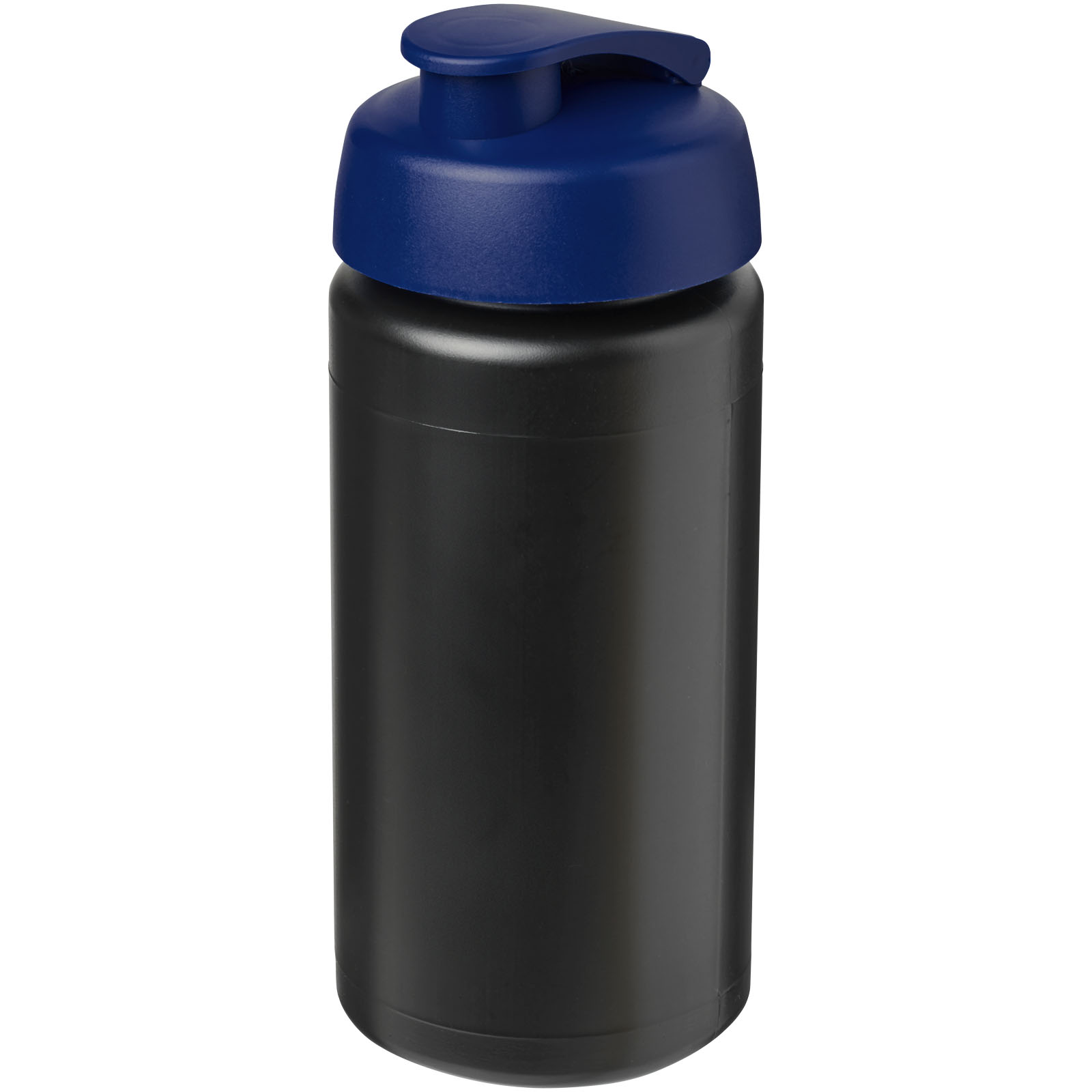 Bidon Baseline® Plus o pojemności 500 ml z wieczkiem zaciskowym i uchwytem P069375C czarny / niebieski