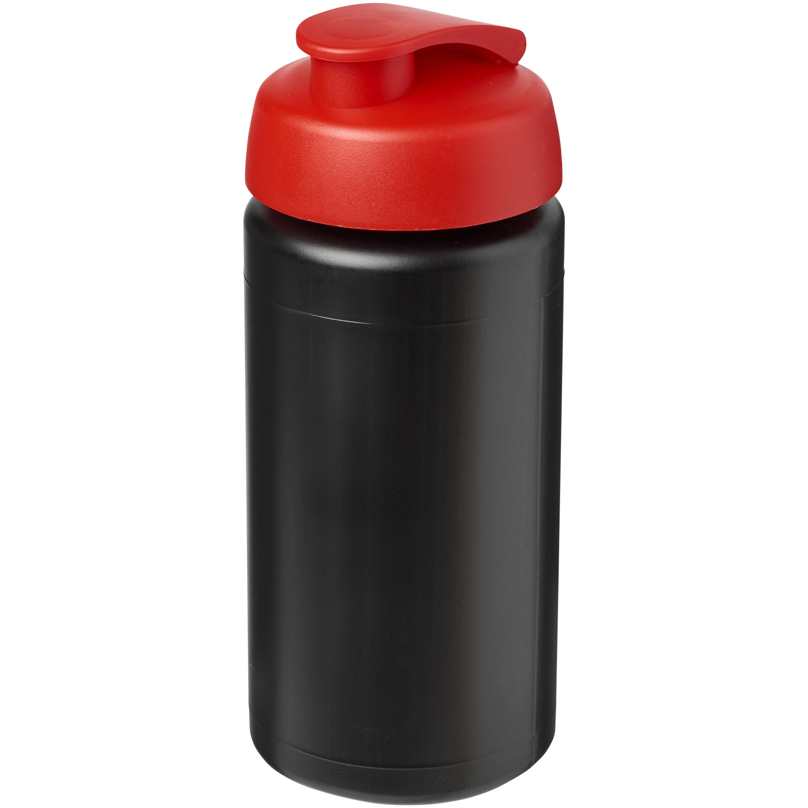 Bidon Baseline® Plus o pojemności 500 ml z wieczkiem zaciskowym i uchwytem P069375C czarny / czerwony