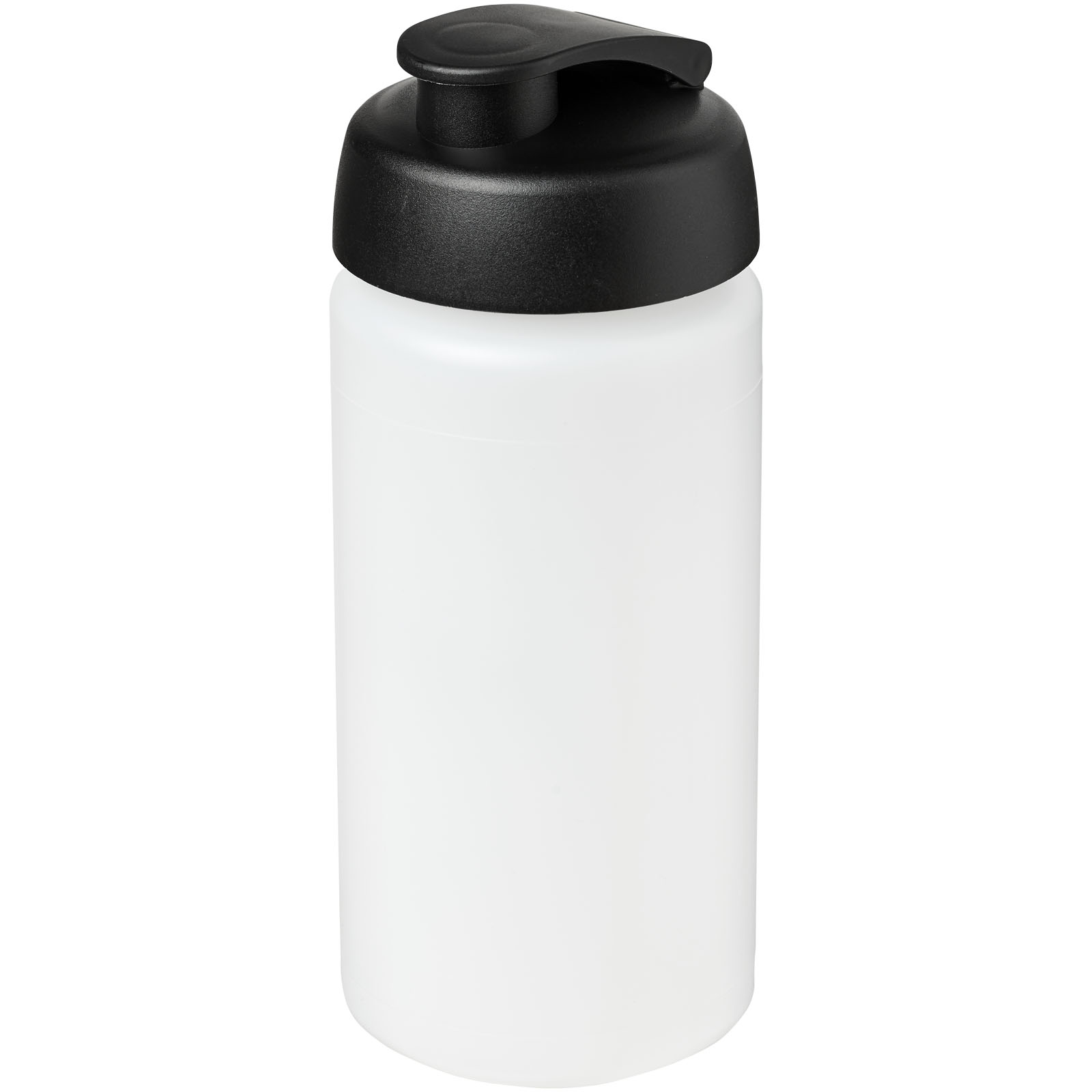Bidon Baseline® Plus o pojemności 500 ml z wieczkiem zaciskowym i uchwytem P069375C przezroczysty / czarny