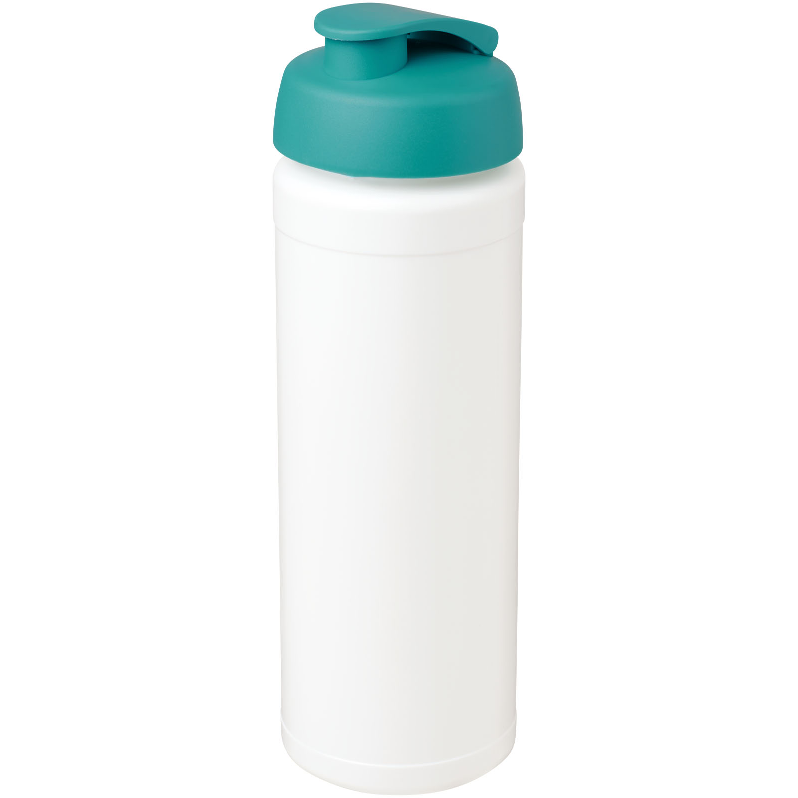 Bidon Baseline® Plus o pojemności 750 ml z wieczkiem zaciskowym i uchwytem P069398C biały / morski