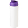 Bidon Baseline® Plus o pojemności 750 ml z wieczkiem zaciskowym i uchwytem P069398C biały / fioletowy