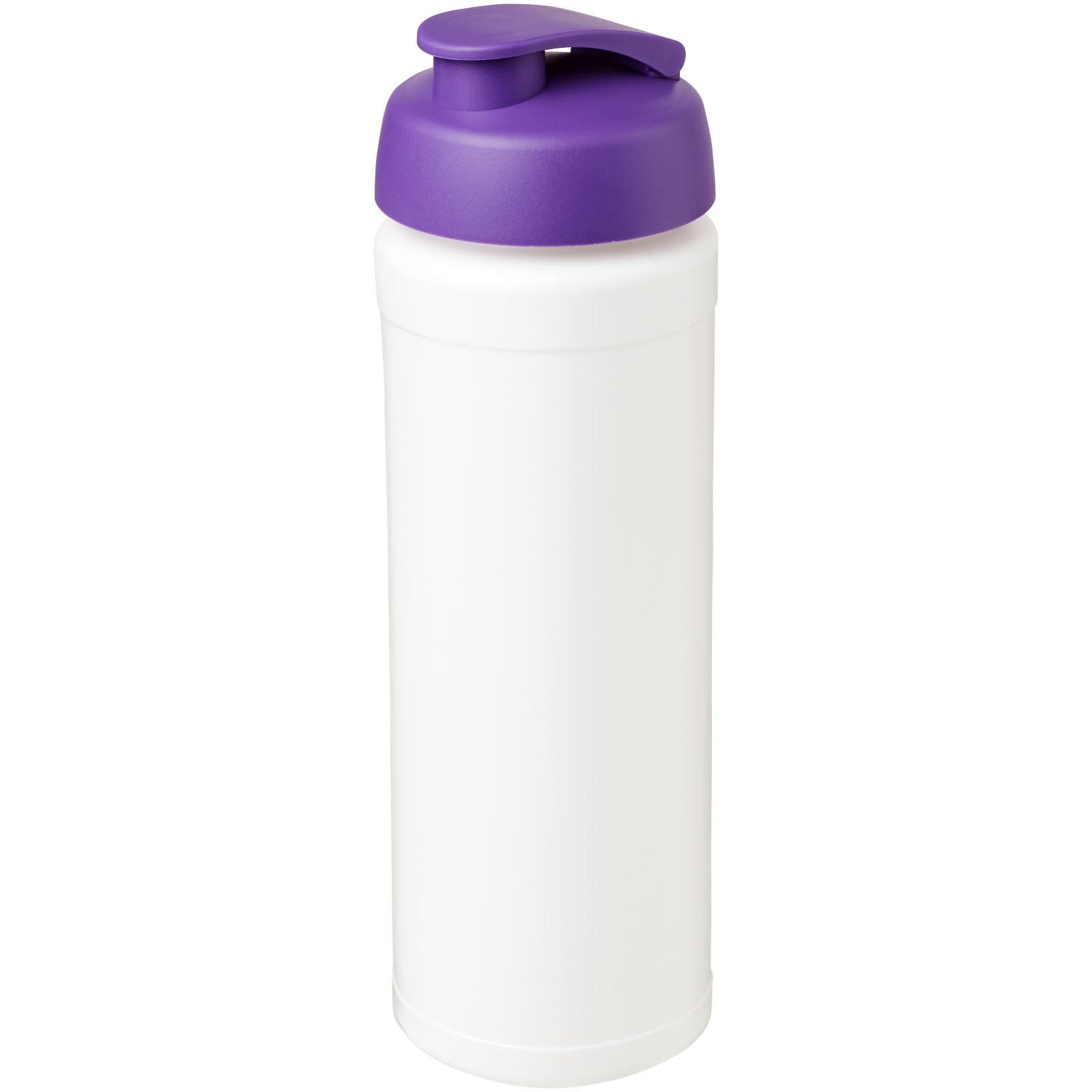 Bidon Baseline® Plus o pojemności 750 ml z wieczkiem zaciskowym i uchwytem P069398C biały / fioletowy