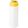 Bidon Baseline® Plus o pojemności 750 ml z wieczkiem zaciskowym i uchwytem P069398C biały / żółty
