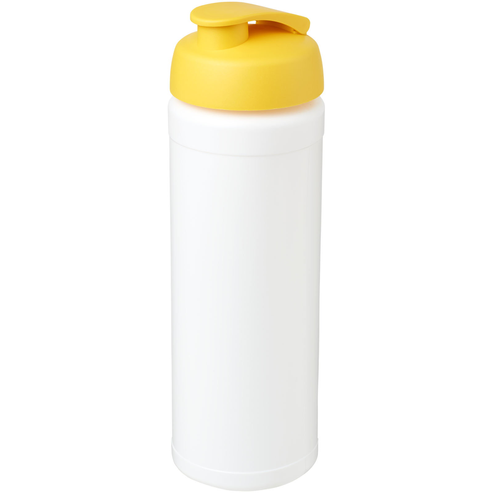 Bidon Baseline® Plus o pojemności 750 ml z wieczkiem zaciskowym i uchwytem P069398C biały / żółty