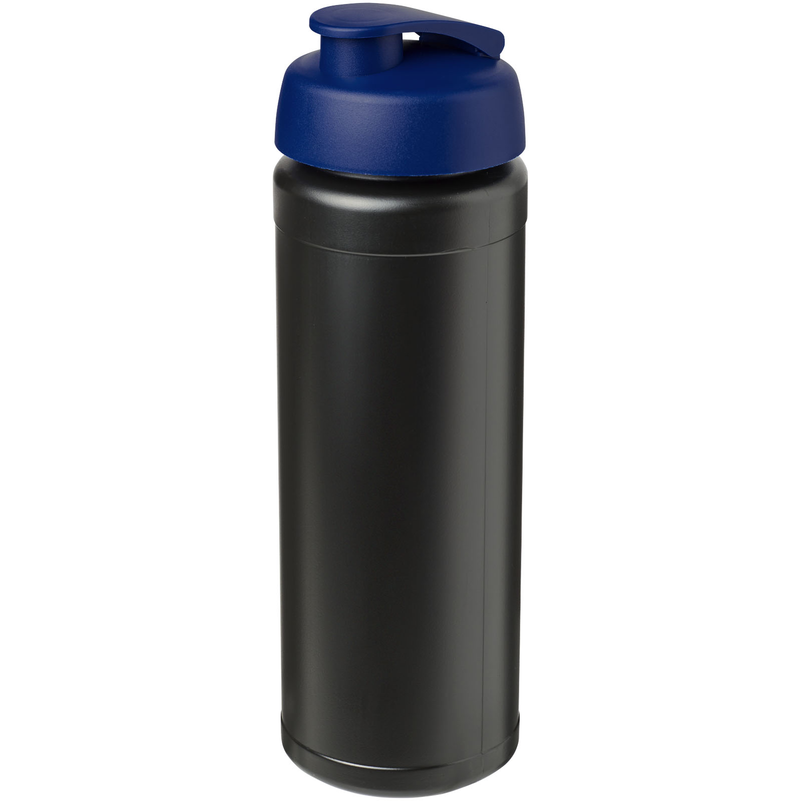 Bidon Baseline® Plus o pojemności 750 ml z wieczkiem zaciskowym i uchwytem P069398C czarny / niebieski