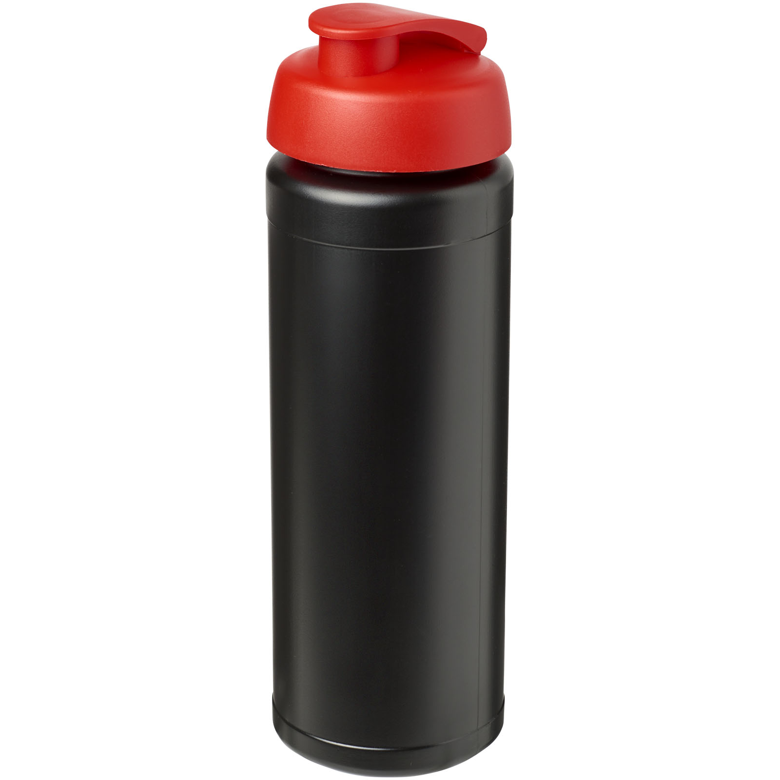 Bidon Baseline® Plus o pojemności 750 ml z wieczkiem zaciskowym i uchwytem P069398C czarny / czerwony