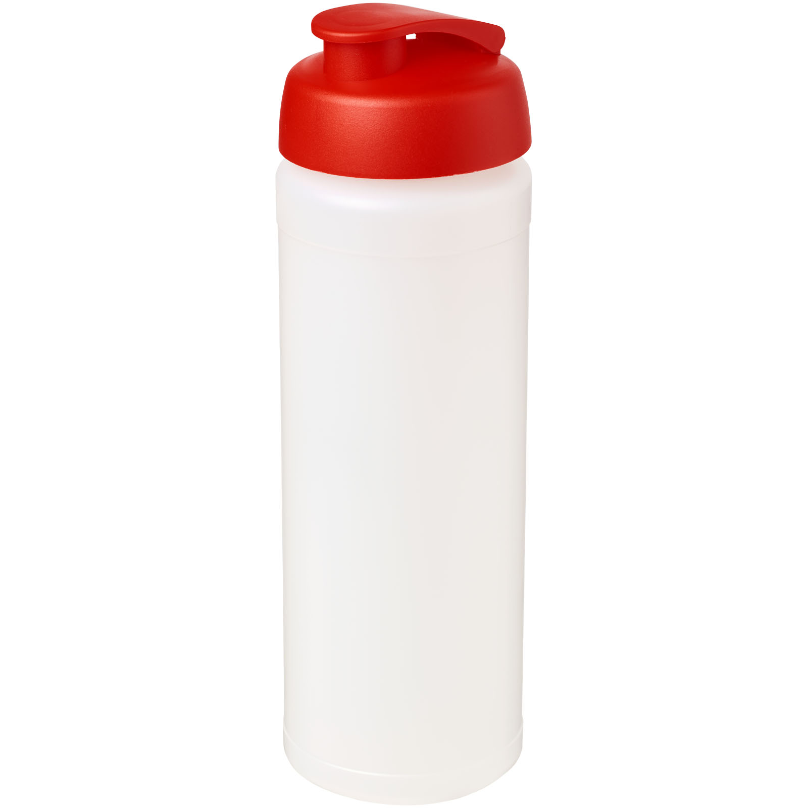 Bidon Baseline® Plus o pojemności 750 ml z wieczkiem zaciskowym i uchwytem P069398C przezroczysty / czerwony
