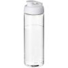 Bidon H2O Vibe o pojemności 850 ml z otwieranym wieczkiem P072562C przezroczysty / biały