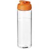 Bidon H2O Vibe o pojemności 850 ml z otwieranym wieczkiem P072562C przezroczysty / pomarańczowy