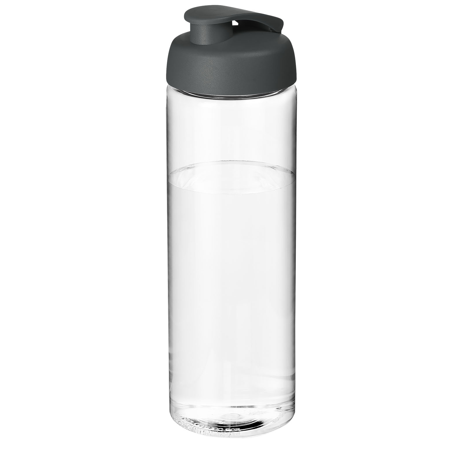 Bidon H2O Vibe o pojemności 850 ml z otwieranym wieczkiem P072562C przezroczysty / szary