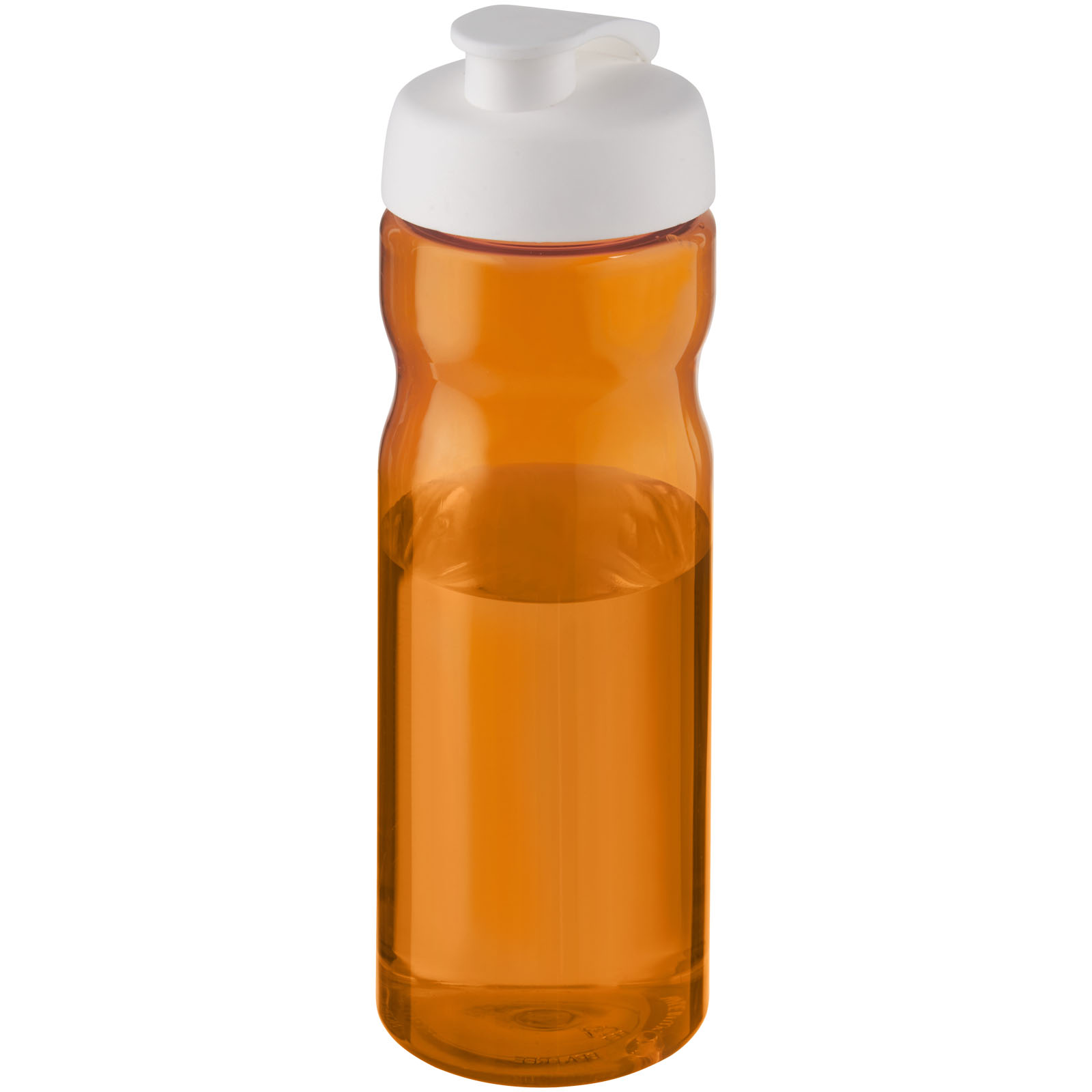 Bidon H2O Active® Eco POP Base o pojemności 650 ml z wieczkiem zaciskowym P072593C pomarańczowy / biały