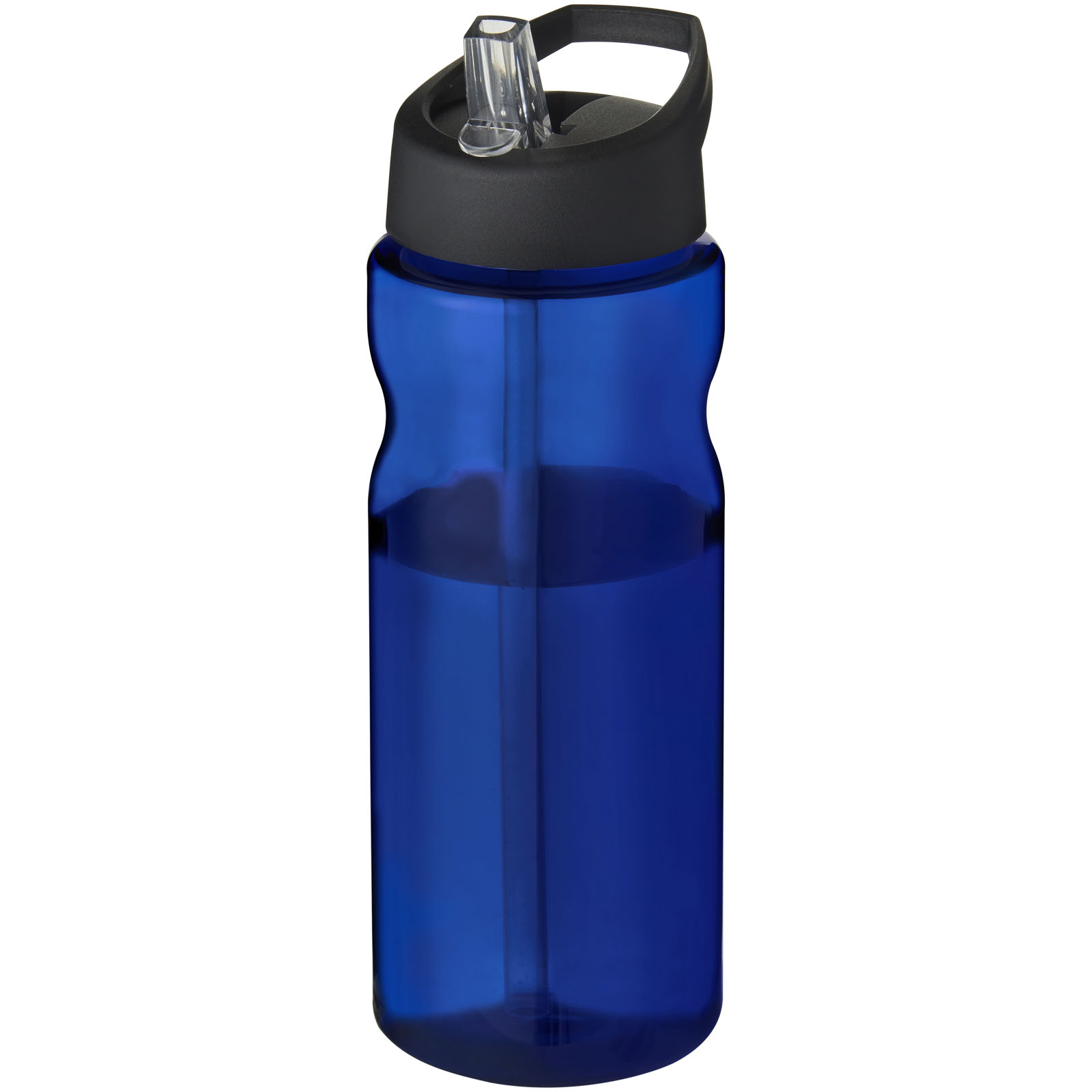 Bidon H2O Eco o pojemności 650 ml z wieczkiem z dzióbkiem P072638C niebieski / czarny