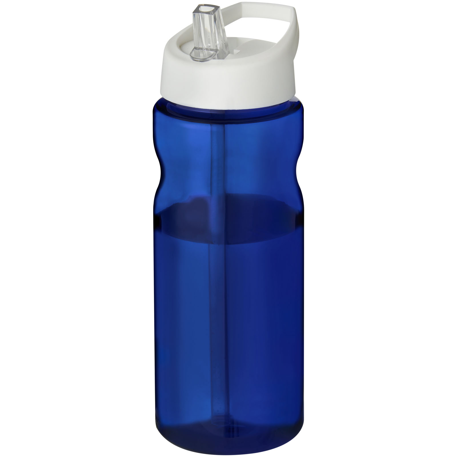 Bidon H2O Eco o pojemności 650 ml z wieczkiem z dzióbkiem P072638C niebieski / biały