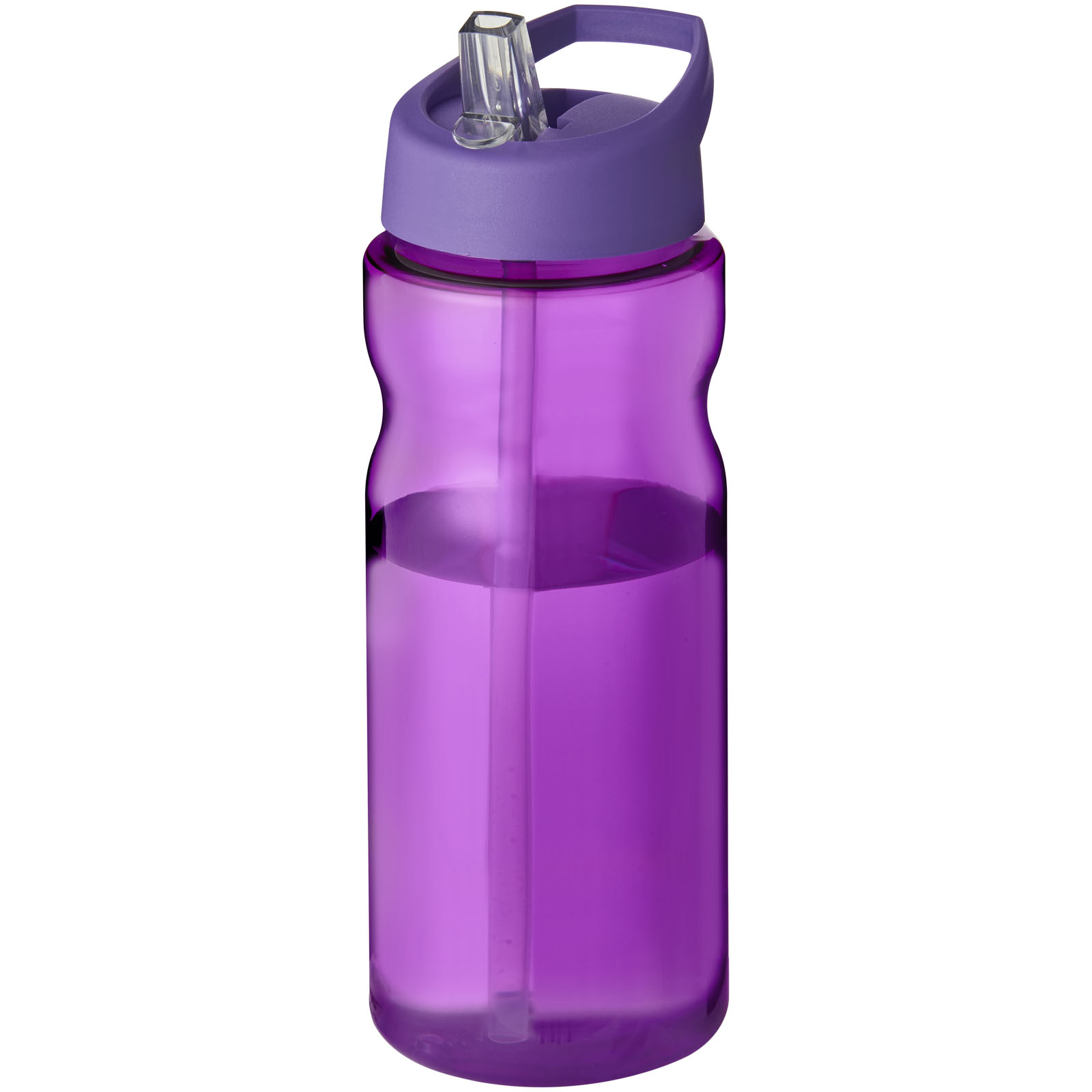 Bidon H2O Eco o pojemności 650 ml z wieczkiem z dzióbkiem P072638C fioletowy