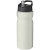 Bidon H2O Eco o pojemności 650 ml z wieczkiem z dzióbkiem P072638C kość słoniowa / czarny