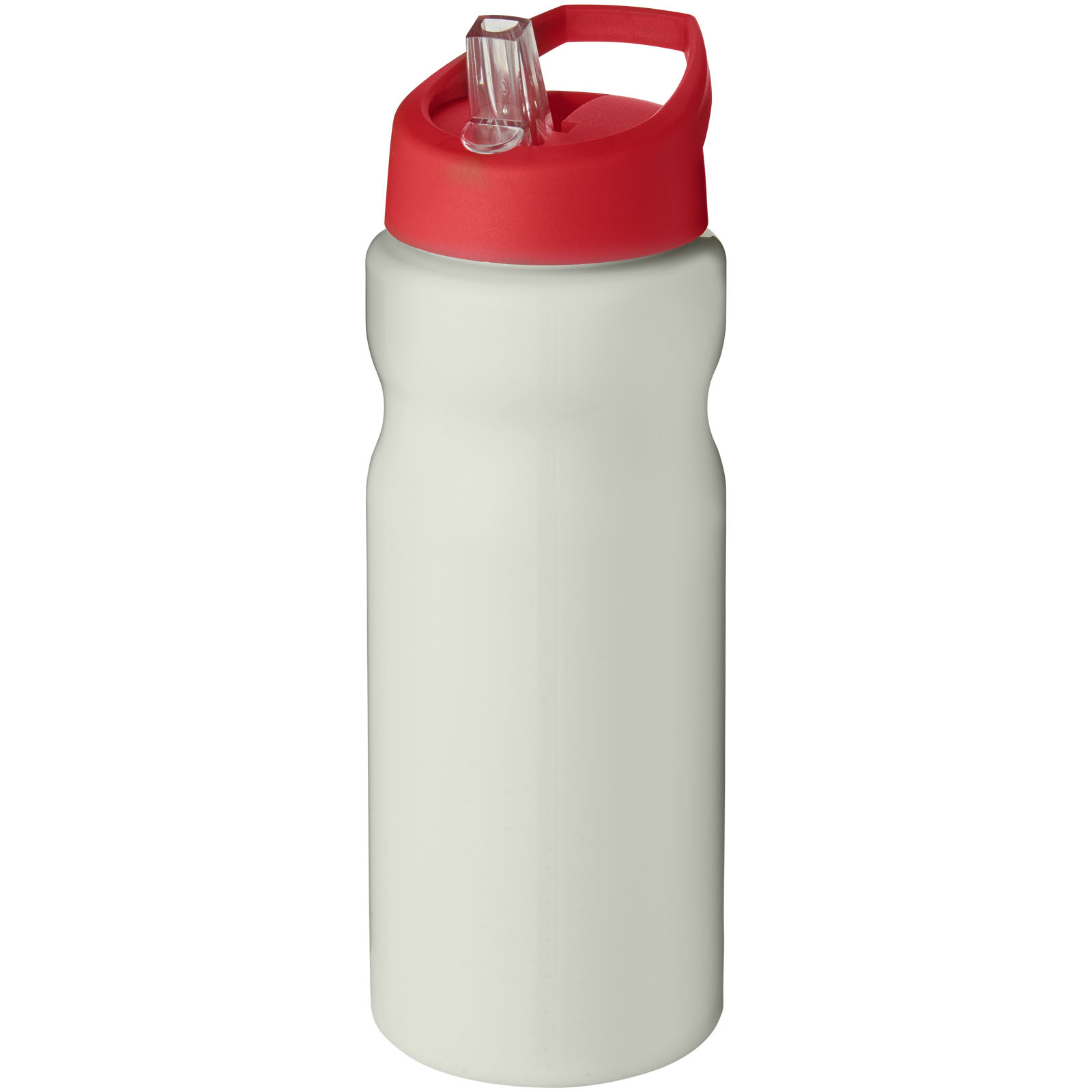 Bidon H2O Eco o pojemności 650 ml z wieczkiem z dzióbkiem P072638C kość słoniowa / czerwony