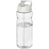 Bidon H2O Eco o pojemności 650 ml z wieczkiem z dzióbkiem P072638C przezroczysty / biały