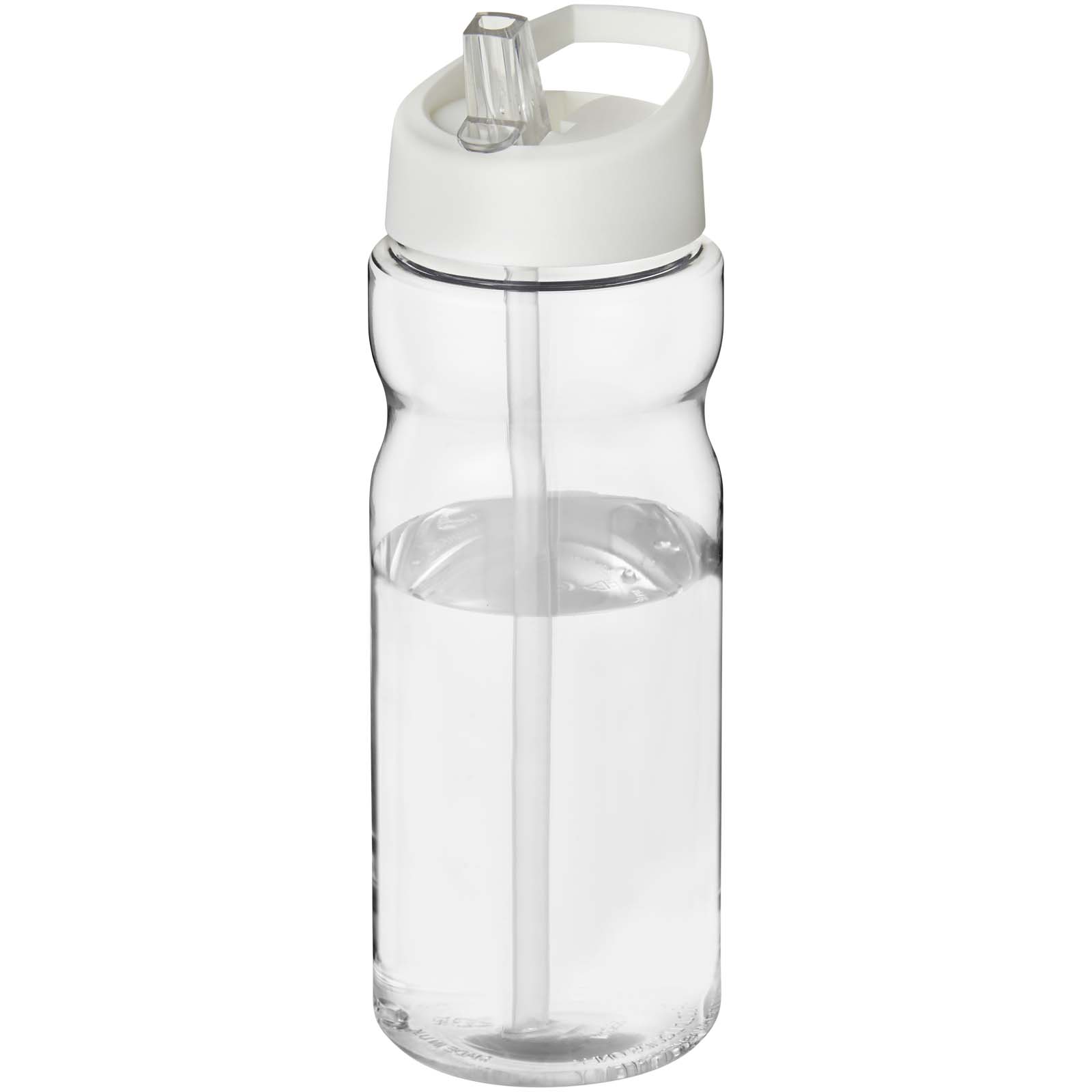 Bidon H2O Eco o pojemności 650 ml z wieczkiem z dzióbkiem P072638C przezroczysty / biały