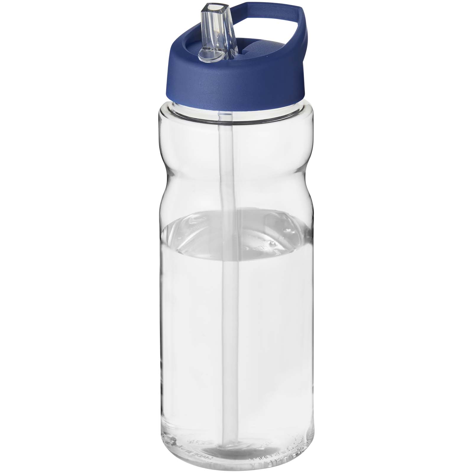 Bidon H2O Eco o pojemności 650 ml z wieczkiem z dzióbkiem P072638C przezroczysty / niebieski
