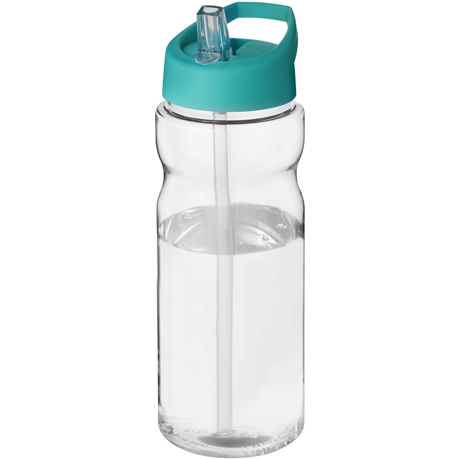 Bidon H2O Eco o pojemności 650 ml z wieczkiem z dzióbkiem P072638C przezroczysty / błękitny