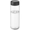 H2O Active® Vibe 850 ml screw cap water bottle P073396C przezroczysty / czarny
