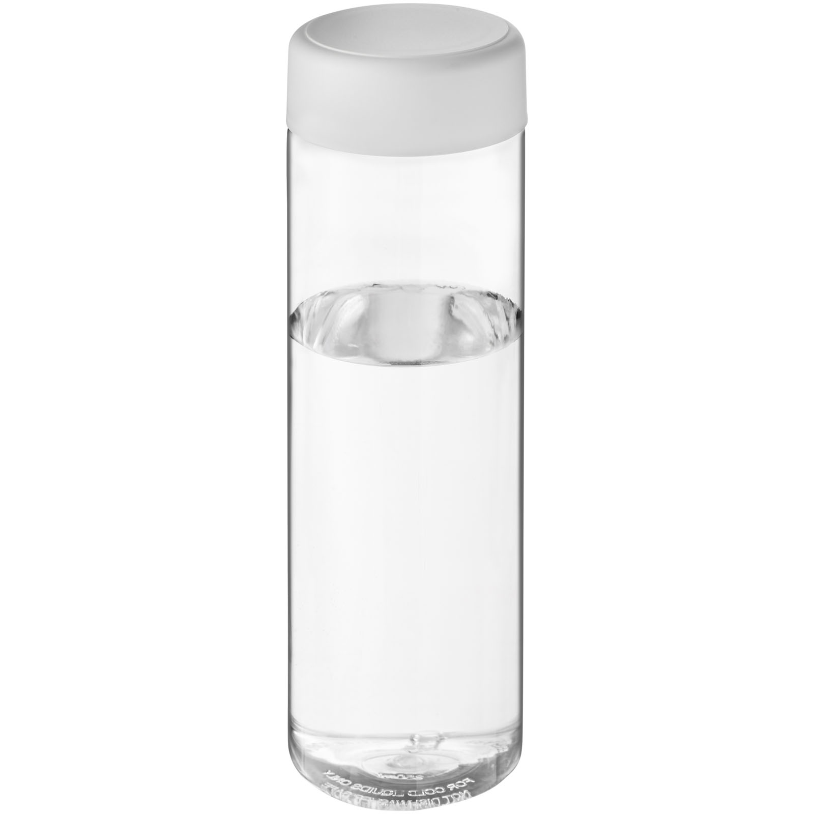 H2O Active® Vibe 850 ml screw cap water bottle P073396C przezroczysty / biały