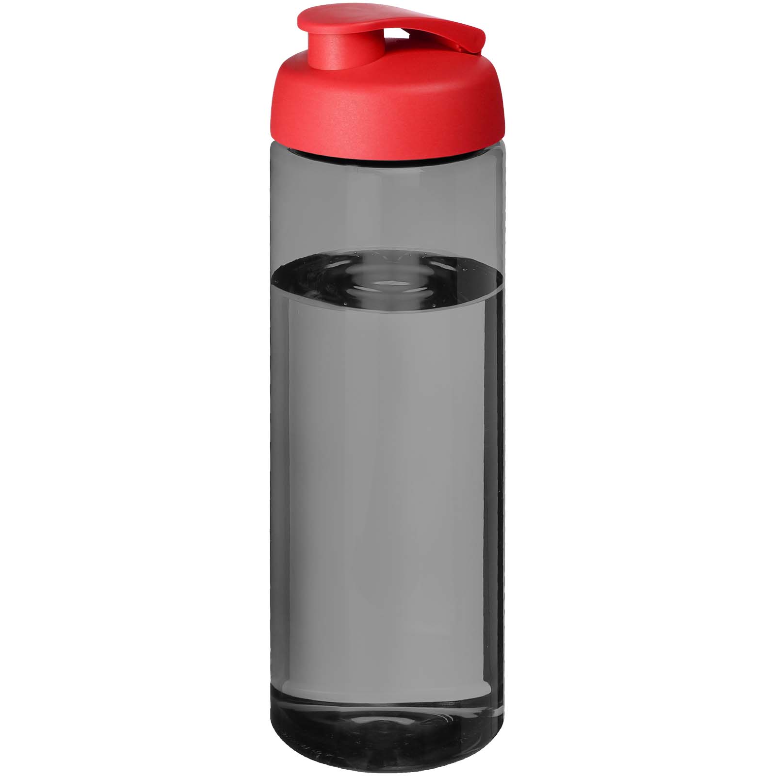 H2O Active® Eco POP Vibe 850 ml, bidon sportowy z odchylaną pokrywką P075886C węgiel drzewny / czerwony