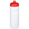 Bidon Baseline® Plus o pojemności 650 ml P069533C biały / czerwony