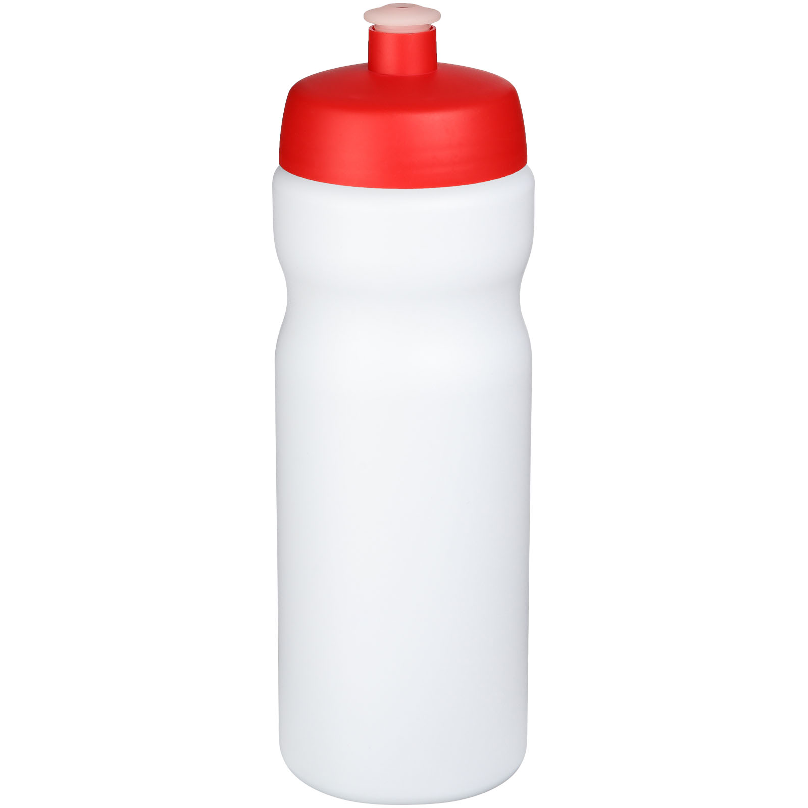 Bidon Baseline® Plus o pojemności 650 ml P069533C biały / czerwony