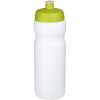 Bidon Baseline® Plus o pojemności 650 ml P069533C biały / limonka