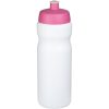 Bidon Baseline® Plus o pojemności 650 ml P069533C biały / różowy