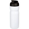 Bidon Baseline® Plus o pojemności 650 ml z otwieranym wieczkiem P069554C biały / czarny