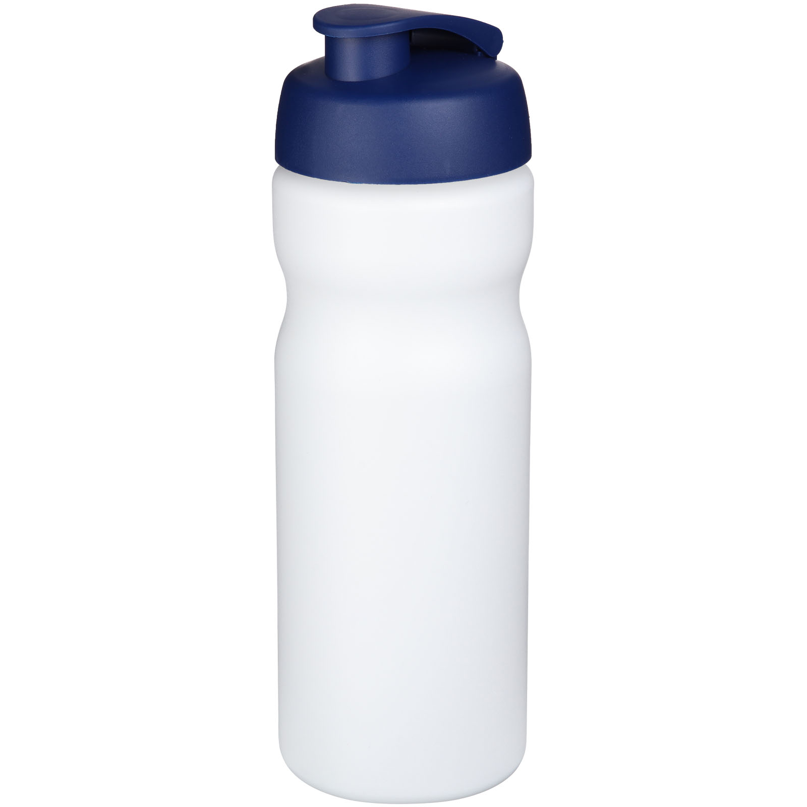 Bidon Baseline® Plus o pojemności 650 ml z otwieranym wieczkiem P069554C biały / niebieski
