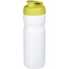 Bidon Baseline® Plus o pojemności 650 ml z otwieranym wieczkiem P069554C biały / limonka